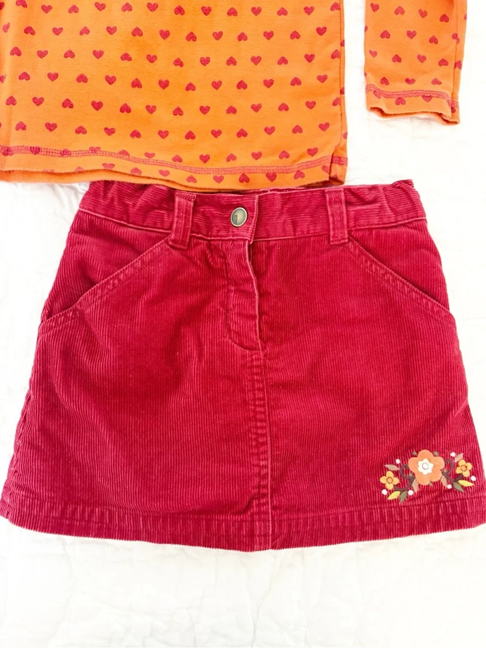 Girls 4 • Gymboree matching fall set long sleeve + skirt set